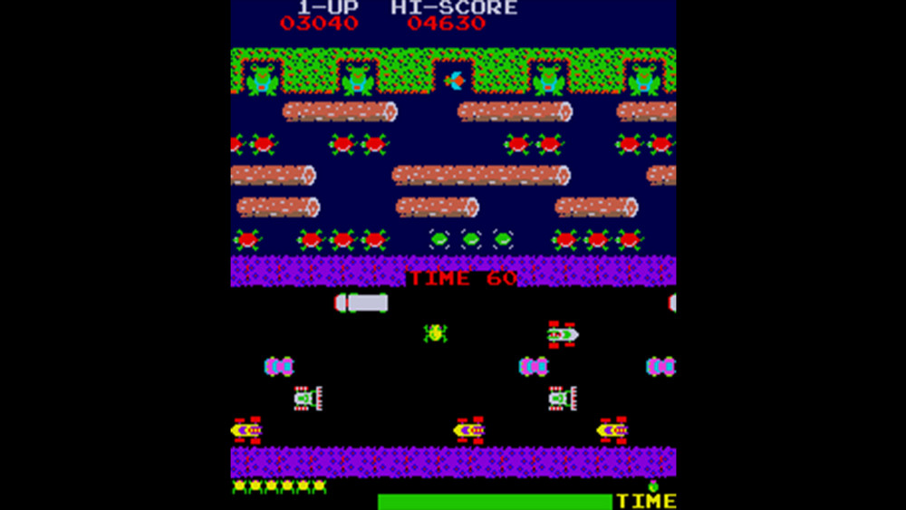 Frogger Frosch Spiel Game 80er