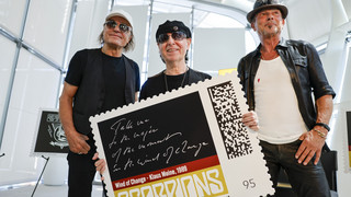 Legendäre Rockband Scorpions erhält eigene Briefmarken