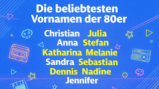 Die Top-80er-Babynamen und ihre Wurzeln in der Popkultur