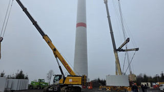 Tödliches Unglück an Windrad in Birstein: 2 Männer sterben