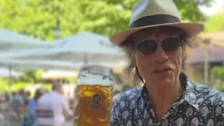 Mick Jagger macht auf Touri in München