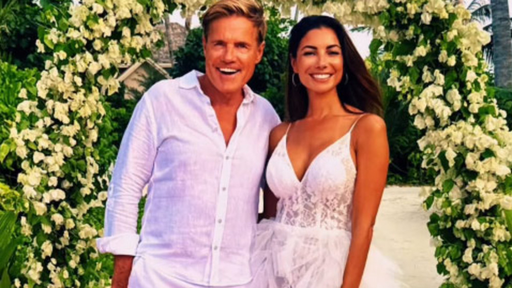 Hochzeitsfoto von Dieter Bohlen und Carina Walz auf den Malediven