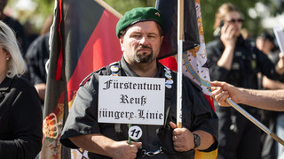 Gegendemo bei «Reichsbürger»-Treffen in der Überzahl