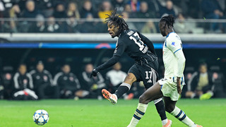 Eintracht Frankfurt mit vollem Einsatz in Barcelona