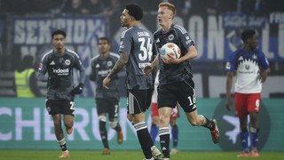 Wildes Auswärtsspiel: Eintracht holt beim HSV nur ein 1:1