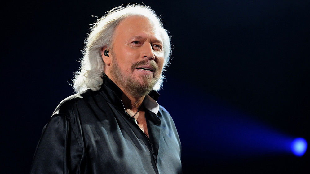 Barry Gibb im Rampenlicht.