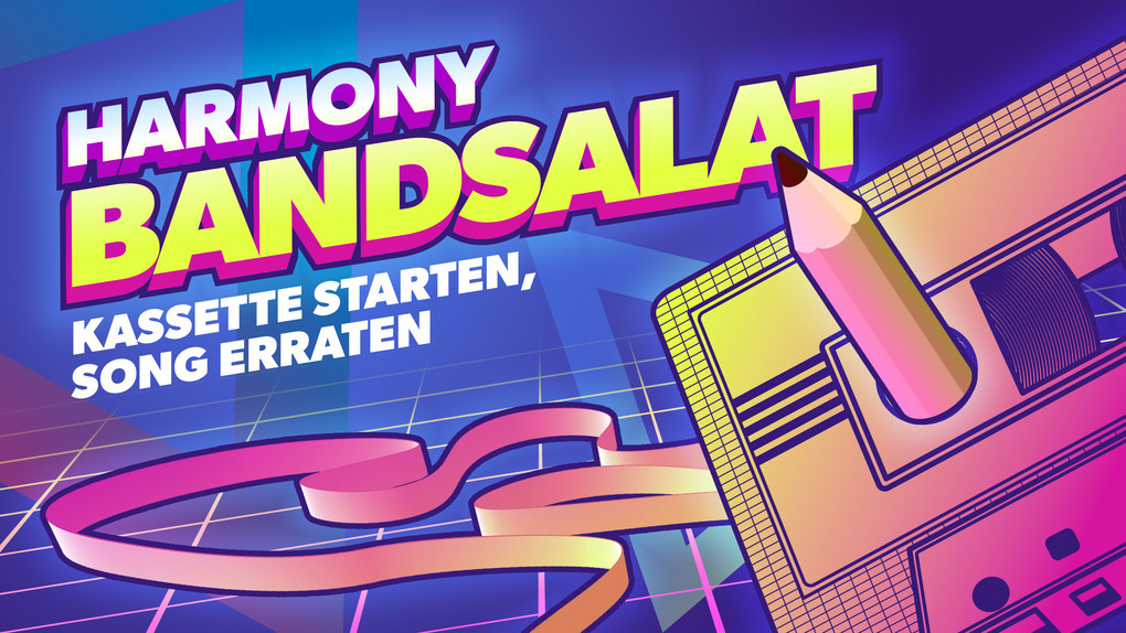 Der harmony Bandsalat – Kassette starten, Song erraten
