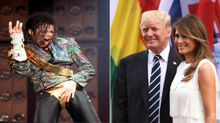 80er-Legende Michael Jackson hätte beinahe mal Melania Trump geküsst