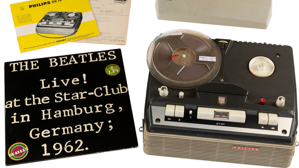 Mit diesem Tonband wurde der Live-Mitschnitt für die Platte "The Beatles Live! At the Star-Club Hamburg, Germany: 1962." gemacht.