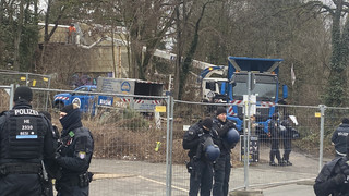 Protestcamp auf der Mathildenhöhe in Darmstadt ist geräumt