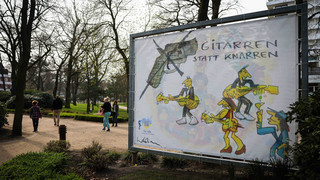 Auktion: Udo Lindenberg Kunst-Banner für Unicef