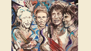Neues Stones Gemälde von Ronnie Wood