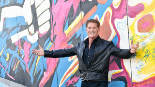David Hasselhoff stellt sein Hörbuch in Berlin vor
