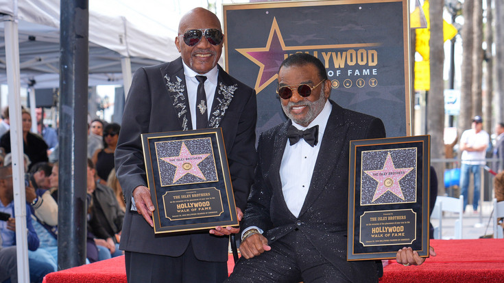 «The Isley Brothers» mit Hollywood-Stern gefeiert