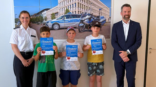 Polizei Gießen ehrt Kinder: Das ist der Grund