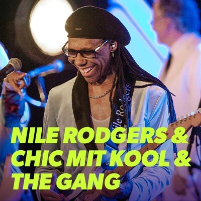 Nile Rodgers & CHIC mit Kool & The Gang